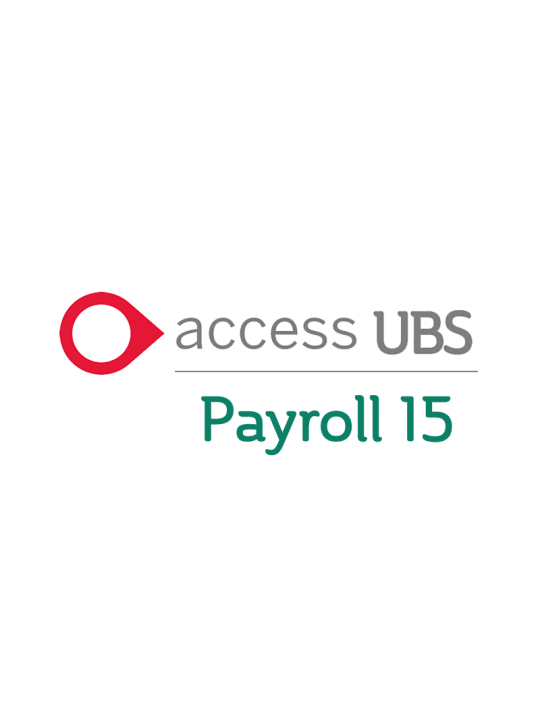 UBS Payroll 15 Software (Single User) Latest Version